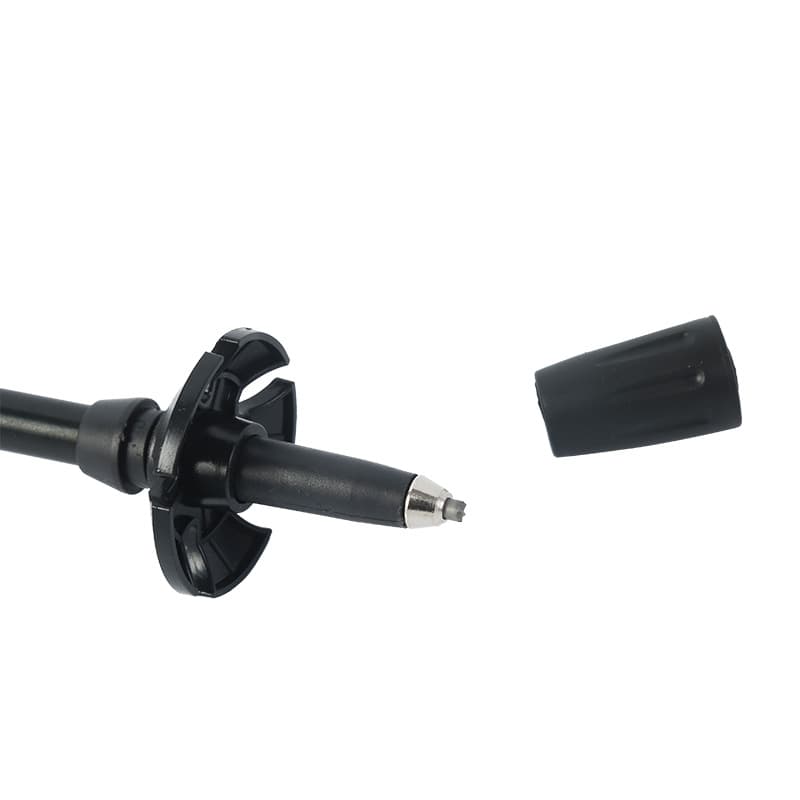 杖　軽量アルミ製登山の杖 三段伸縮式 二本組