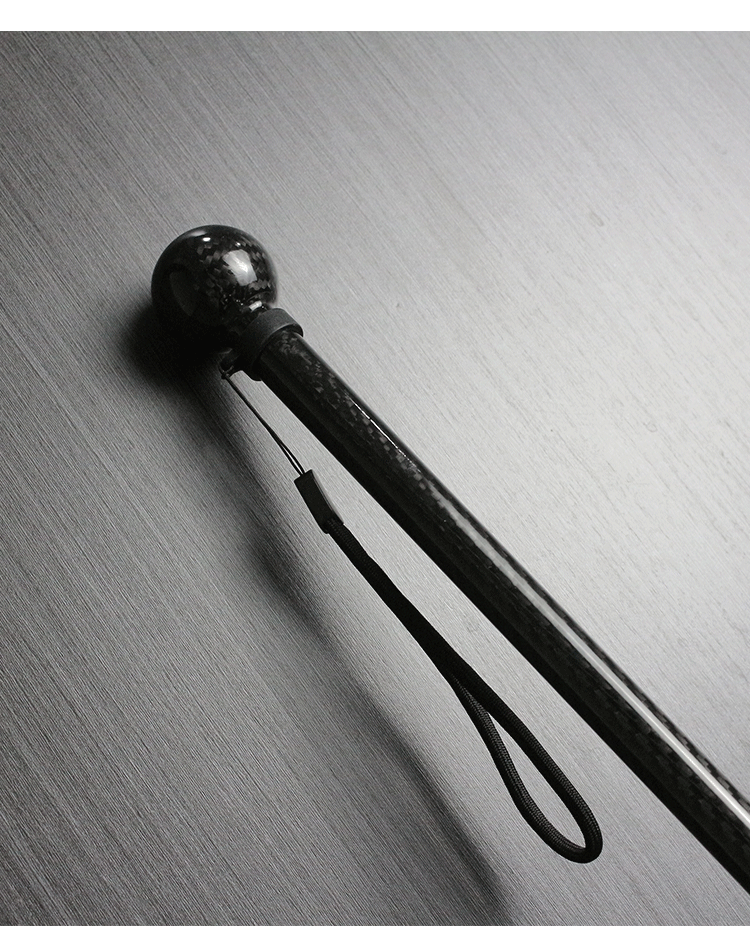 杖 ウォーキングの杖 上品な輝き炭素繊維製高級散歩杖