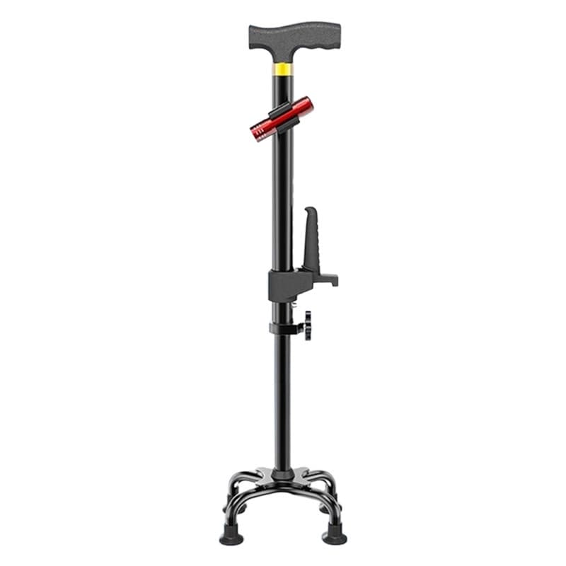 杖 四脚安定 アルミ合金多機能杖