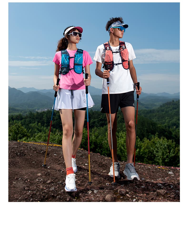 杖 軽量折りたたみトレッキング杖