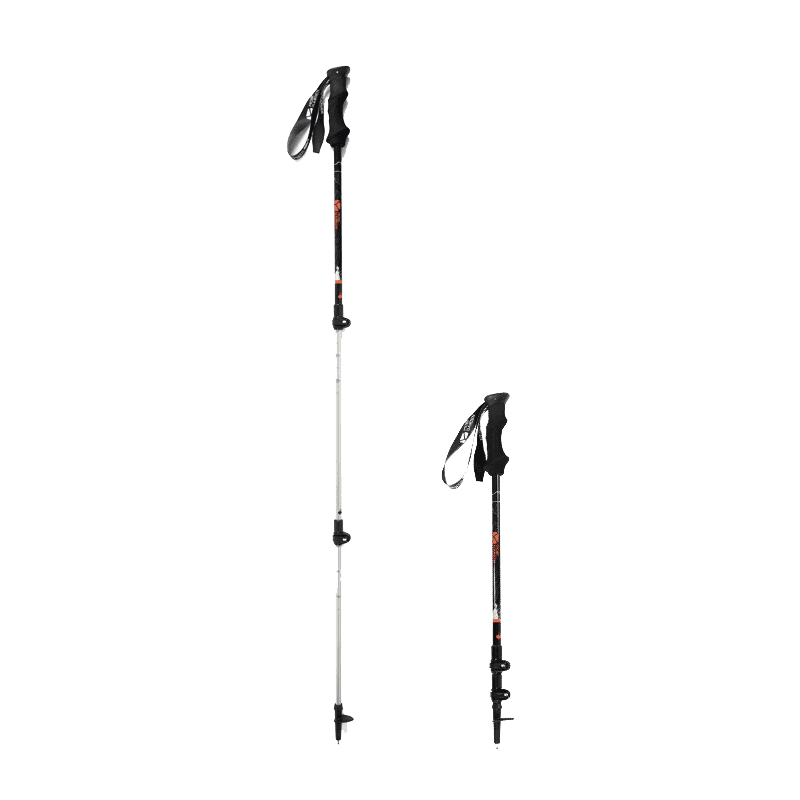 杖 超軽量折りたたみ式登山杖二本組