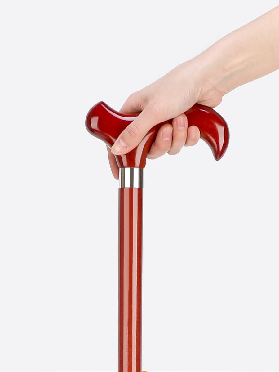 杖 ウォーキングの杖 伝統美彫刻入り高級漆塗り杖