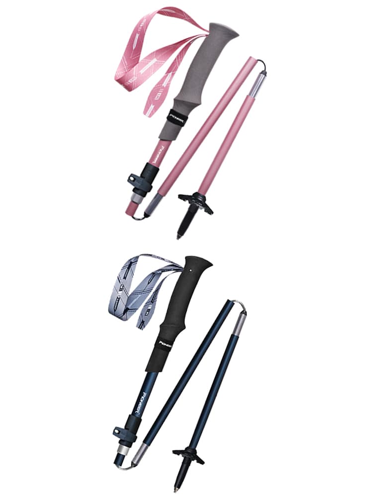 杖 登山の杖 軽量折りたたみ式登山杖