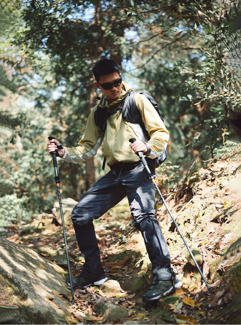 杖 登山の杖 超軽量カーボン折りたたみ登山杖