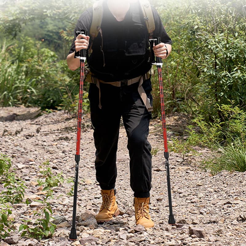 杖 ウォーキングの杖 アウトドアトレッキング支援杖