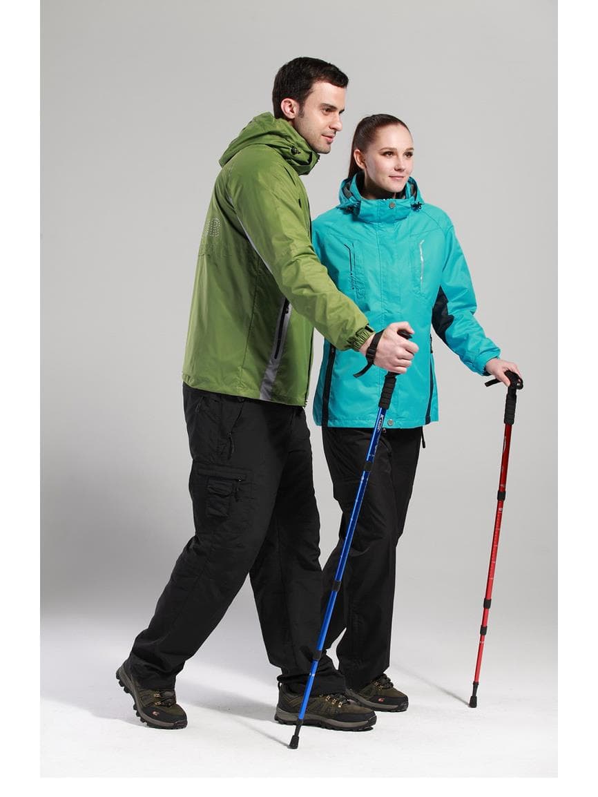 杖 ウォーキングの杖 アウトドア派のための伸縮式トレッキングポール