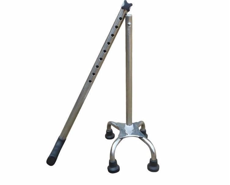 杖 四点支持型高さ調整機能付きウォーキング杖