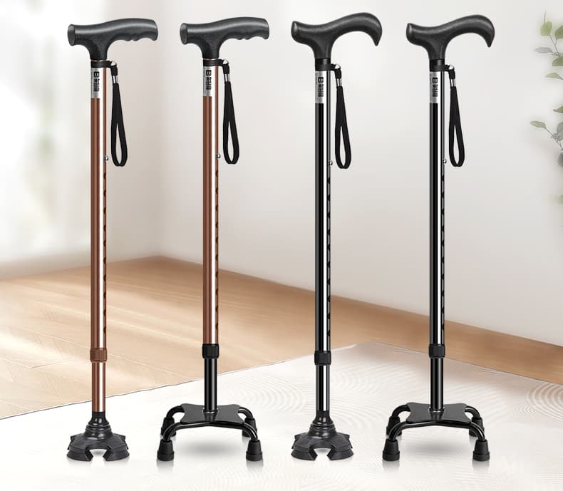 杖 全方位安定四脚ステッキ