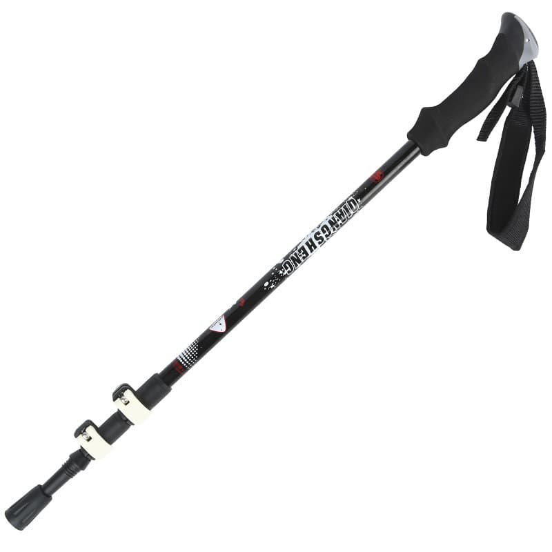 杖　軽量アルミ製ウォーキングの杖 3段伸縮 登山杖2本組