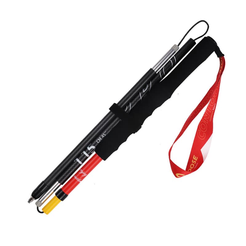 杖 炭素繊維製軽量折りたたみ登山用ウォーキング杖