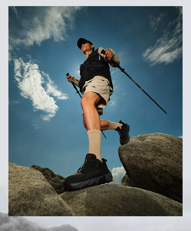 杖 軽量折りたたみ式登山杖