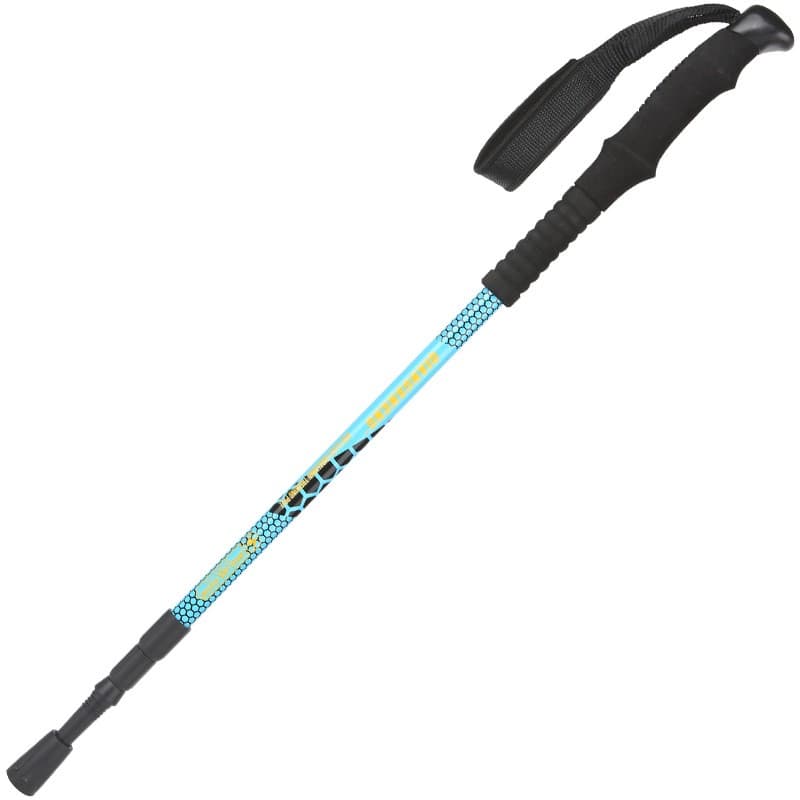 杖　軽量アルミ製ウォーキングの杖 三段伸縮登山杖二本組