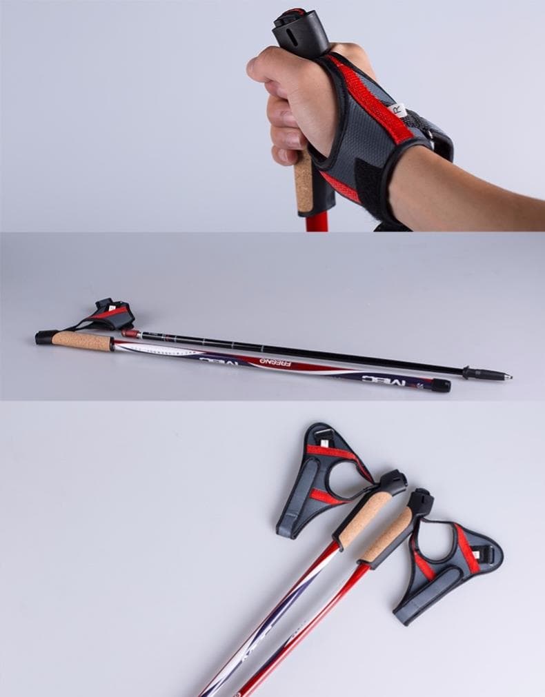 杖 登山の杖 高性能アルミ合金トレッキング杖