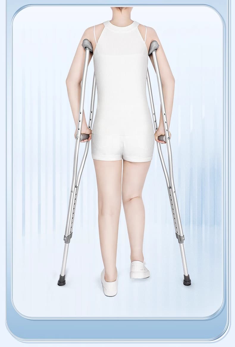 杖 松葉杖 軽量調整型アルミ