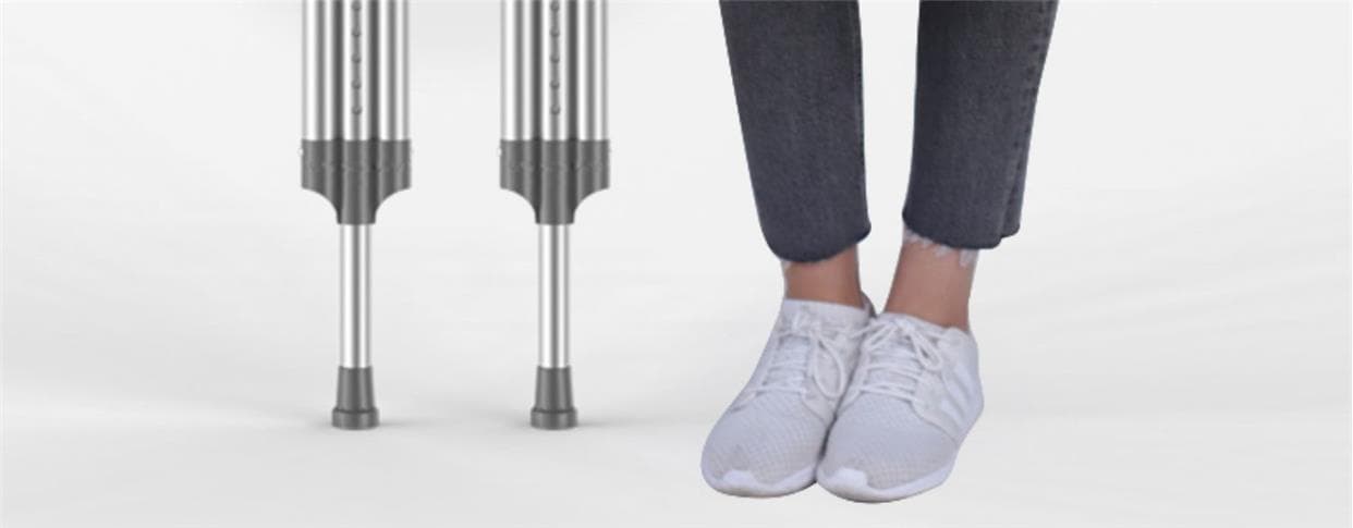 杖 松葉杖 医療用軽量調節式松葉杖