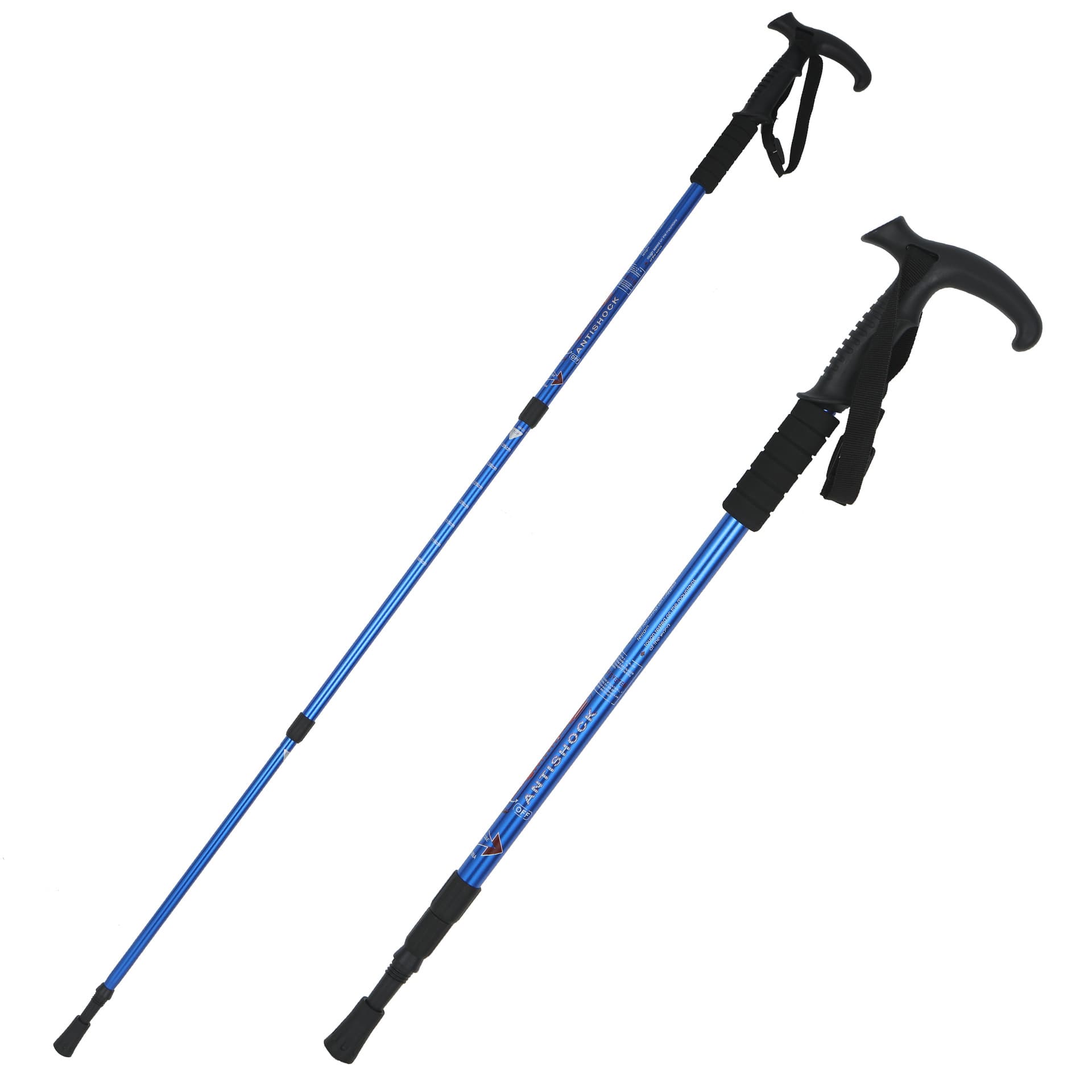 杖 軽量伸縮アルミトレッキングステッキ