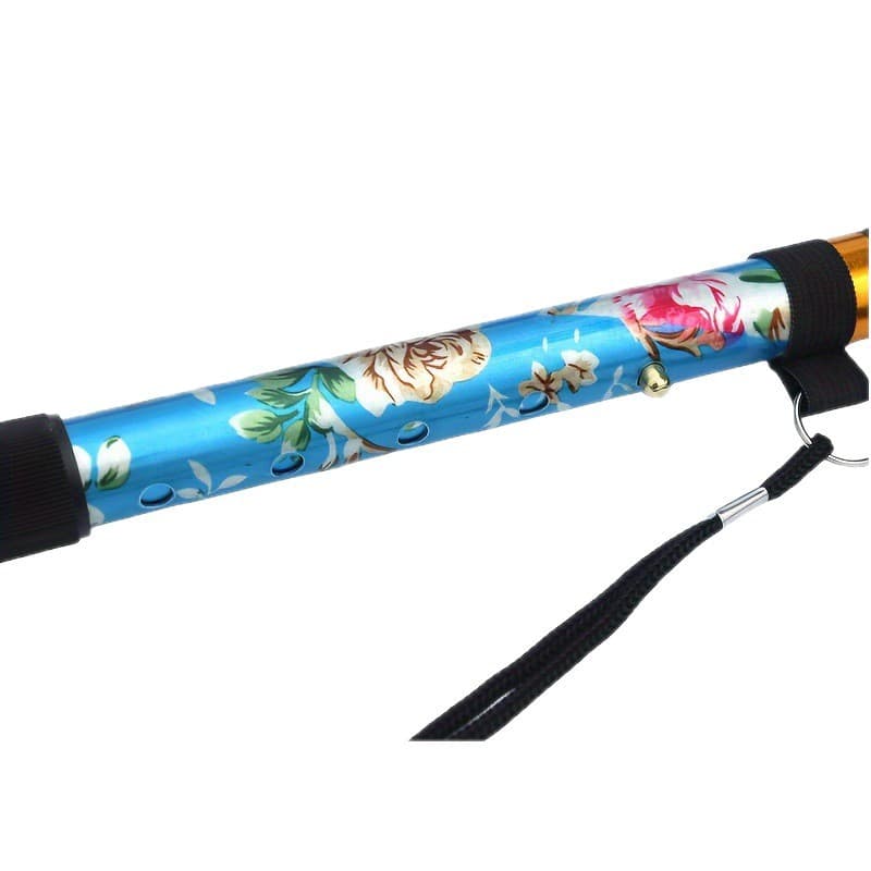 杖 花模様折りたたみ式支援杖