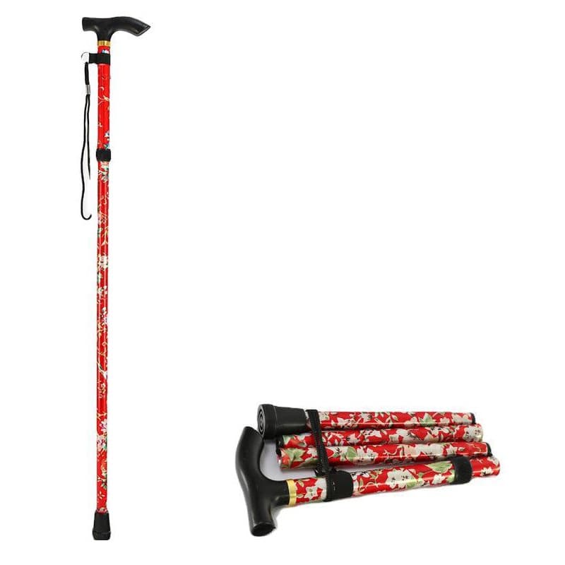 杖 華やか折りたたみ式ウォーキング杖
