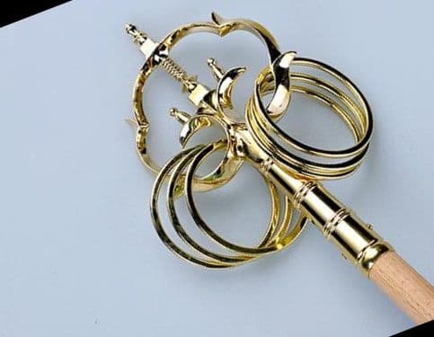 杖 錫杖 華麗な仏具 五輪錫杖