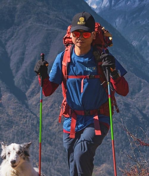 杖 登山の杖 超軽量折りたたみ式アルミ登山ステッキ