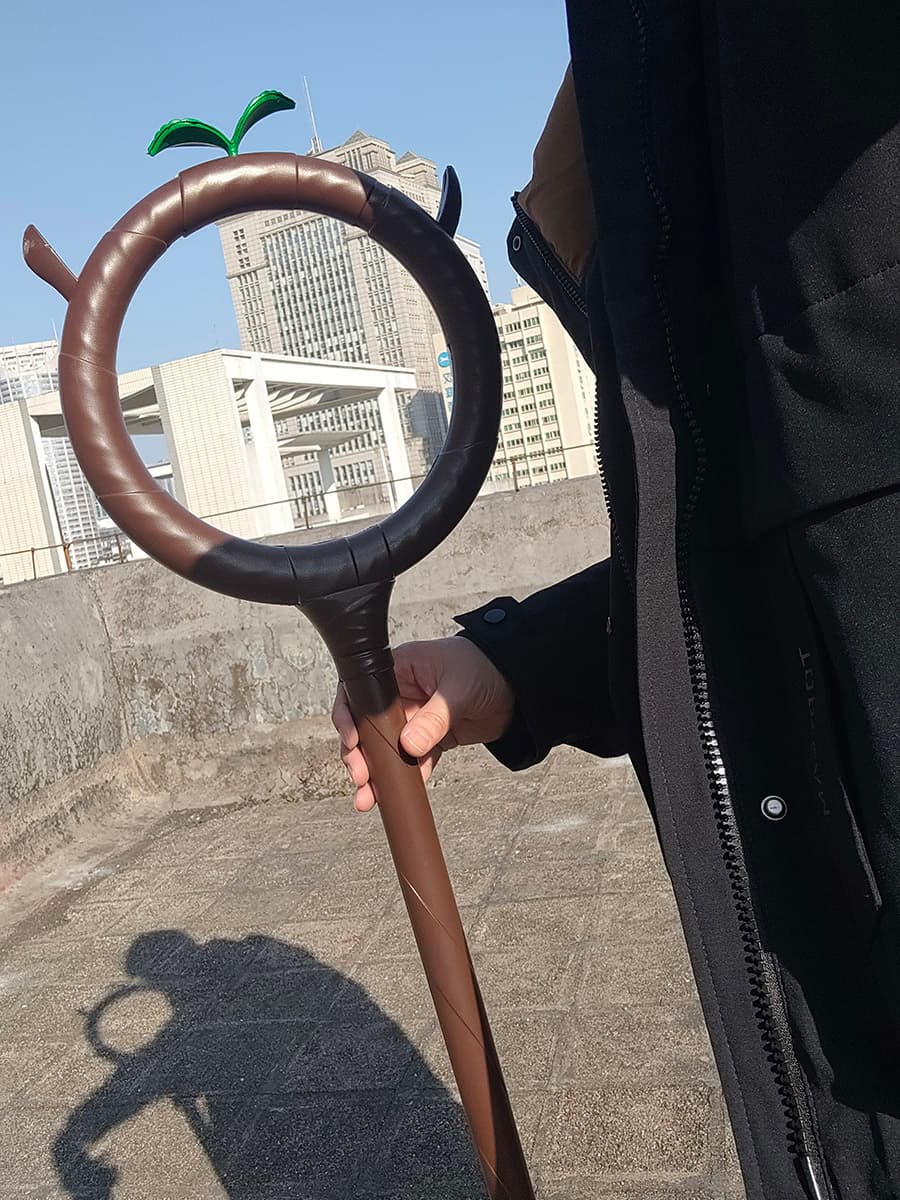 杖 錫杖 芽吹き錫杖 異世界の守り手